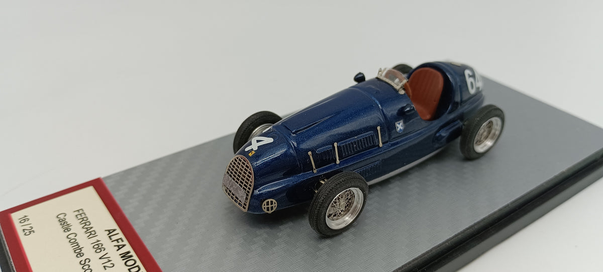 ALFA MODEL AM43F248 FERRARI 166 V12 SCUDERIA ECOSSE CASTLE COMBE SCOZIA 1952 N.64 BILL DOBSON