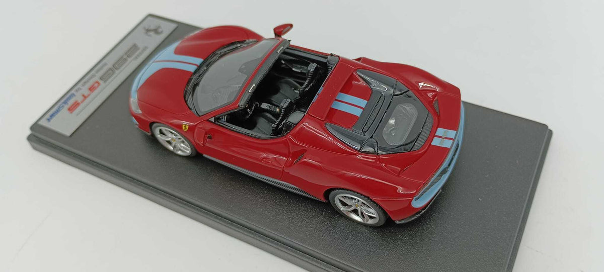 LOOKSMART - LS538B FERRARI 296 GTS ROSSO CORSA-AZZURRO LA PLATA ASSETTO FIORANO