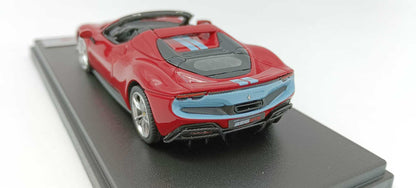 LOOKSMART - LS538B FERRARI 296 GTS ROSSO CORSA-AZZURRO LA PLATA ASSETTO FIORANO
