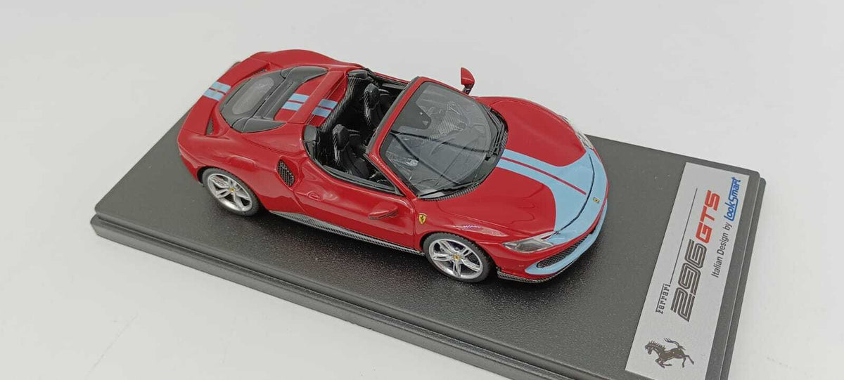 LOOKSMART - LS538B FERRARI 296 GTS ROSSO CORSA-AZZURRO LA PLATA ASSETTO FIORANO