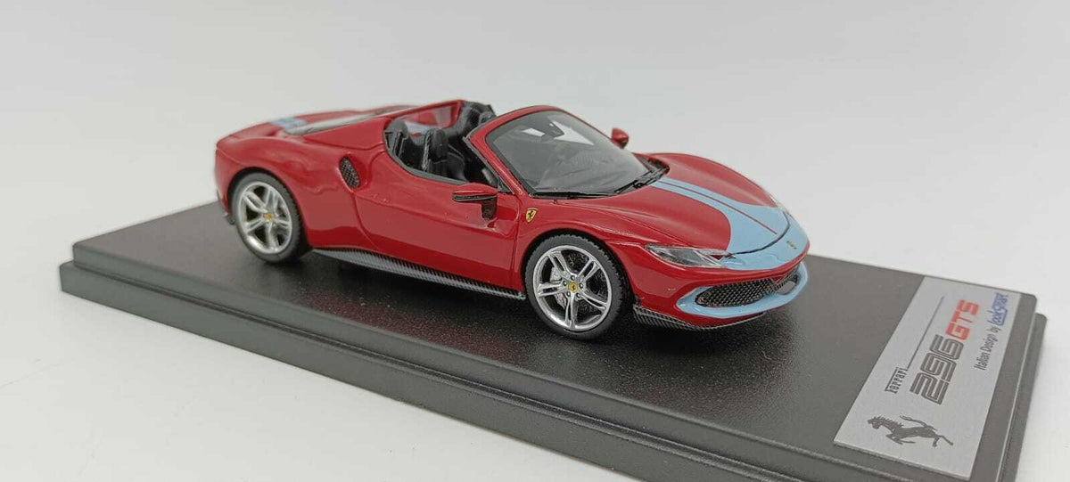 LOOKSMART - LS538B FERRARI 296 GTS ROSSO CORSA-AZZURRO LA PLATA ASSETTO FIORANO