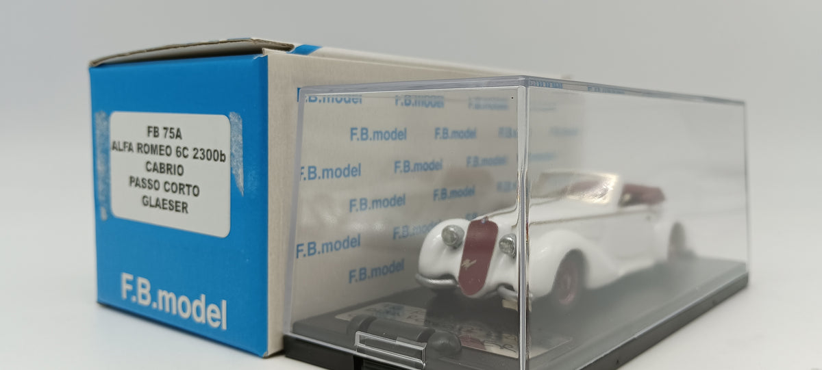 FB MODEL FBM075A ALFA ROMO 6C 2300B PASSO CORTO GLAESER