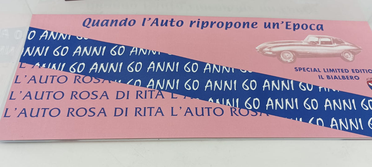 CLUB BIALBERO MMCBAJER/200 COFANETTO JAGUAR TYPE E ROSA (COUPE' E SPYDER) 1962