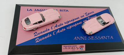CLUB BIALBERO MMCBAJER/200 COFANETTO JAGUAR TYPE E ROSA (COUPE' E SPYDER) 1962