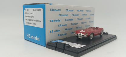 FB MODEL FBM121B DISCO VOLANTE FIANCHI STRETTI CIRCUITO BREMGARTEN 1954 JEAN DUCREY #84