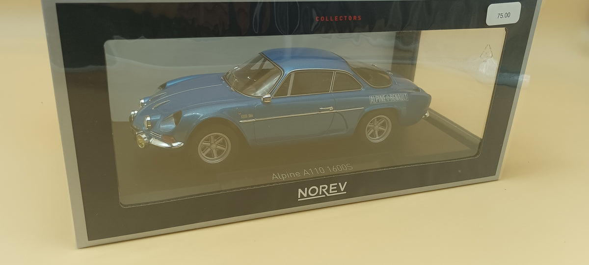 NOREV - NV185307 - 185307 ALPINE A110 1600S 1972 BLUE WITH SIDE LOGO