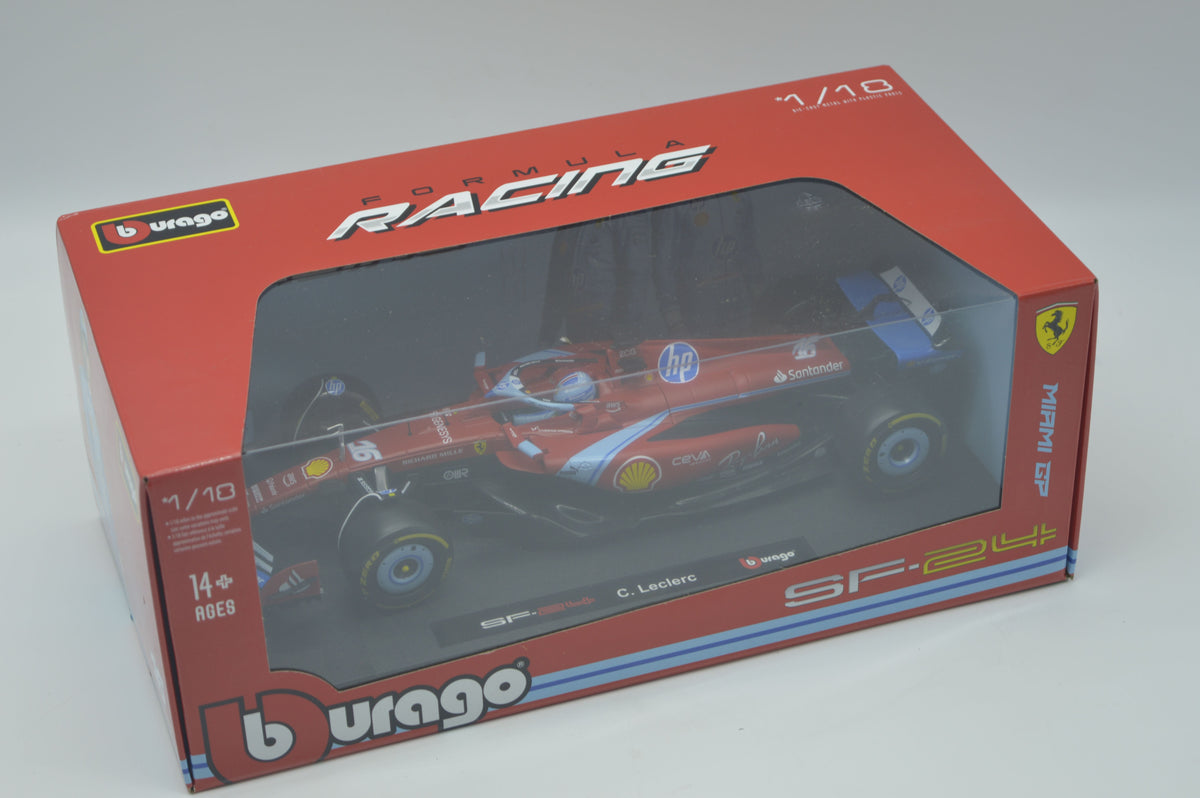 BURAGO BU18-16815 FERRARI SF24 LECLERC GP MIAMI 2024