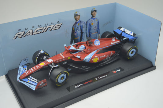 BURAGO BU18-16815 FERRARI SF24 LECLERC GP MIAMI 2024