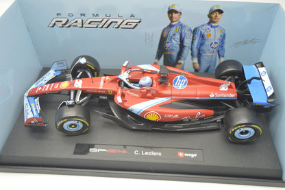 BURAGO BU18-16815 FERRARI SF24 LECLERC GP MIAMI 2024
