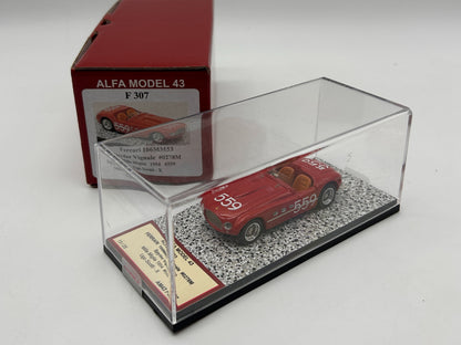 ALFA MODEL AM43F307 FERRARI 166MM53 SPYDER VIGNALE #0278M MILLE MIGLIA 1954 #559 UGO SCOTTI - X