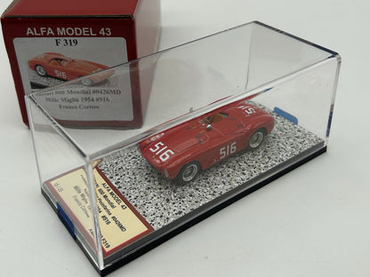 ALFA MODEL AM43F319 Ferrari 500 Mondial Spyder Pininfarina #0426MD – Mille Miglia 1954 #516