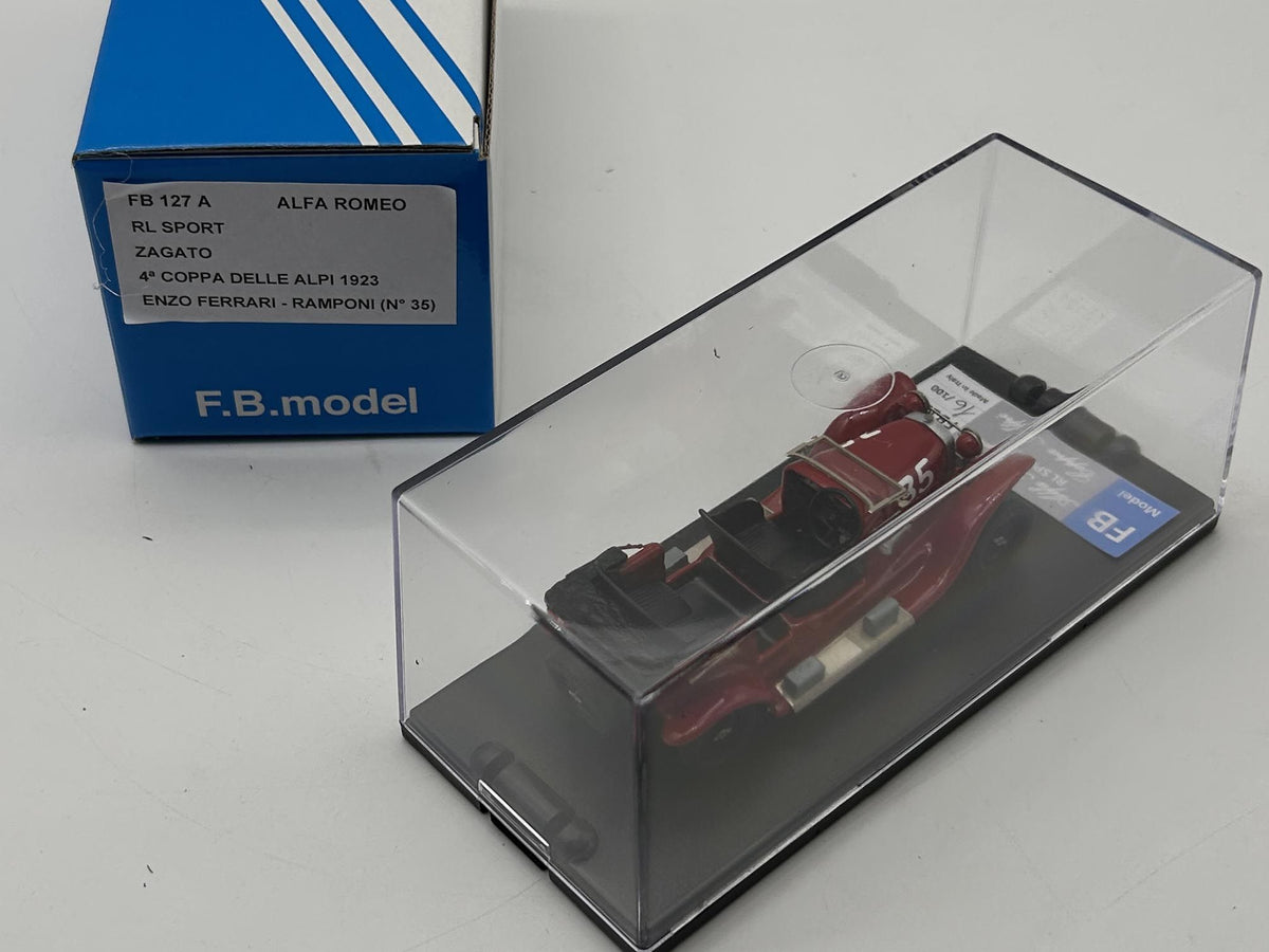 FB MODEL FBM127A Alfa Romeo RL Sport Zagato Coppa delle Alpi 1923 driver Enzo Ferrari-Rampini # 35