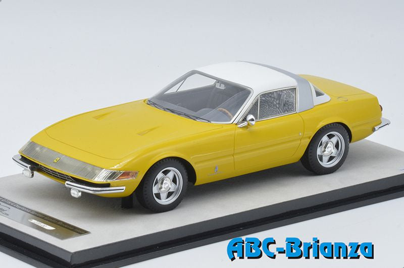 TECNOMODEL TM18-108C FERRARI 365 GTB4 DAYTONA COUPE SPECIALE 1969 YELLOW