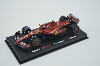 BURAGO BU18-36843L - FERRARI F1 SF-24 N.16 WINNER GP MONACO 2024LECLERC