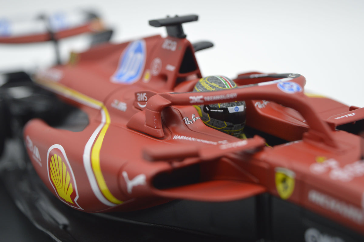 BURAGO BU16821L FERRARI F1 SF24 N.16 WINNER GP ITALY 2024 CON VETRINA