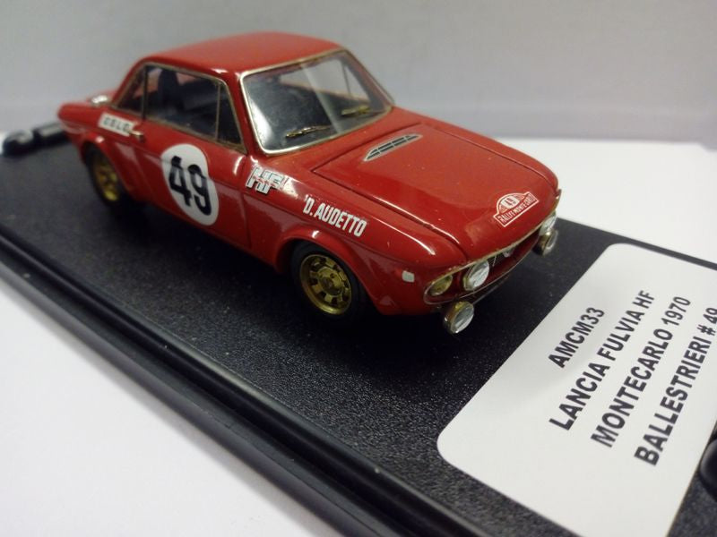 AMC AMCM33 LANCIA FULVIA HF MONTECARLO 1970 BALLESTRIERI # 49