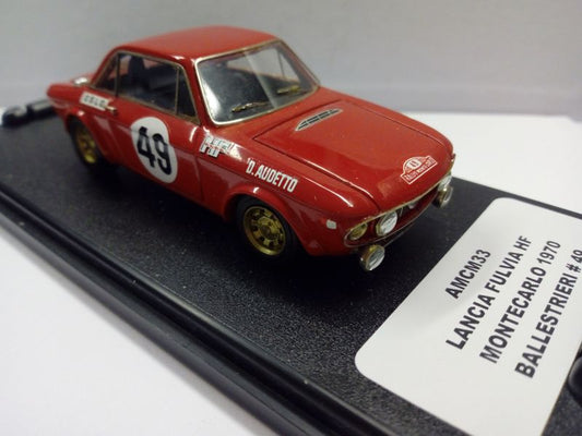AMC AMCM33 LANCIA FULVIA HF MONTECARLO 1970 BALLESTRIERI # 49