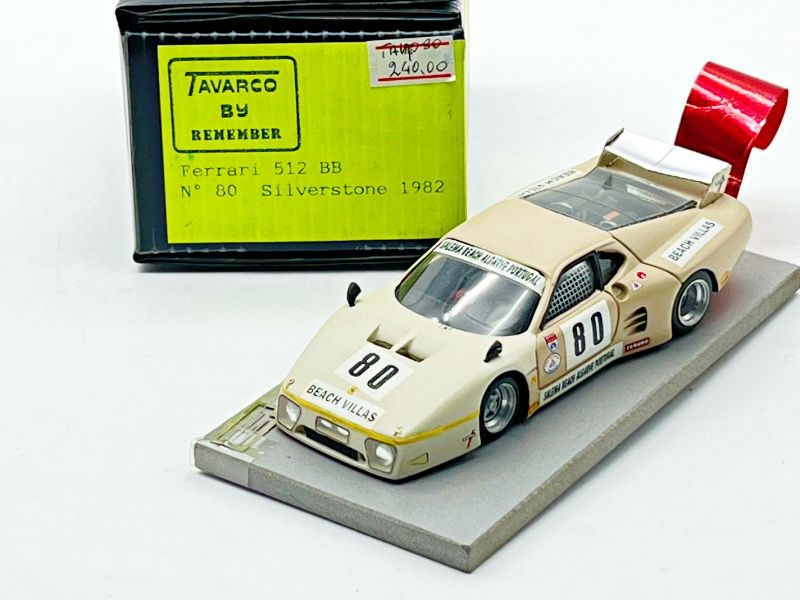 REMEMBER - REM001 - FERRARI 512 BB N 80 SILVERSTONE 1982