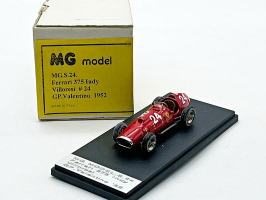 MG MODEL - MGS24 - FERRARI 375 INDY VILLORESI N.24 GP. VALENTINO 1952