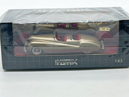 MATRIX - MX20303-022 CHRYSLER NEWPORT DUAL COWL PHAETON 1941 GOLD MET