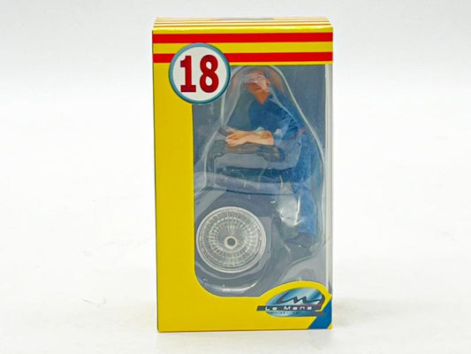 LE MANS MINIATURES - LMFLM118044-D1 - GEORGES MECANICIEN ROUE COMBINAISON BLEUE