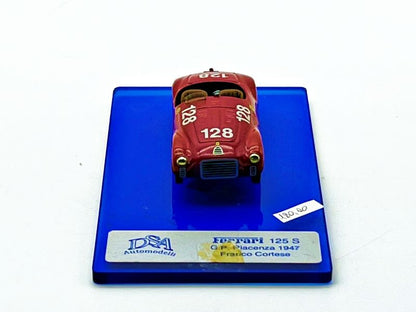 DSA MODEL - DSA002 FERRARI 125 S G.P. PIACENZA 1947 FRANCO CORTESE