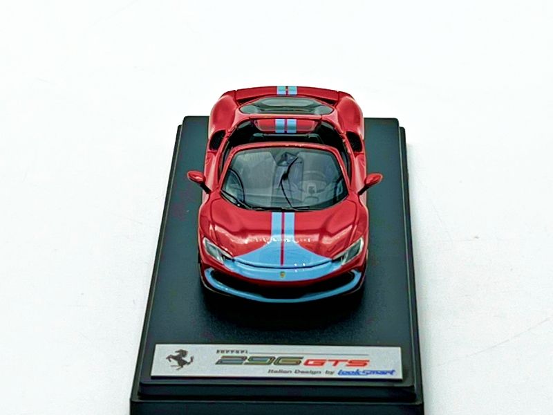 LOOKSMART - LS538B FERRARI 296 GTS ROSSO CORSA-AZZURRO LA PLATA ASSETTO FIORANO