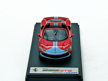 LOOKSMART - LS538B FERRARI 296 GTS ROSSO CORSA-AZZURRO LA PLATA ASSETTO FIORANO
