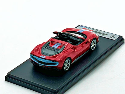 LOOKSMART - LS538B FERRARI 296 GTS ROSSO CORSA-AZZURRO LA PLATA ASSETTO FIORANO
