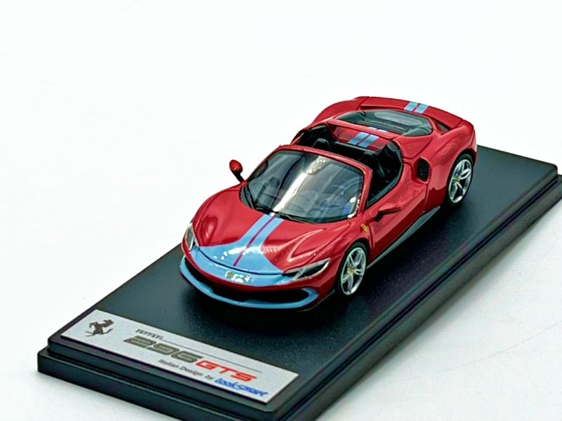 LOOKSMART - LS538B FERRARI 296 GTS ROSSO CORSA-AZZURRO LA PLATA ASSETTO FIORANO