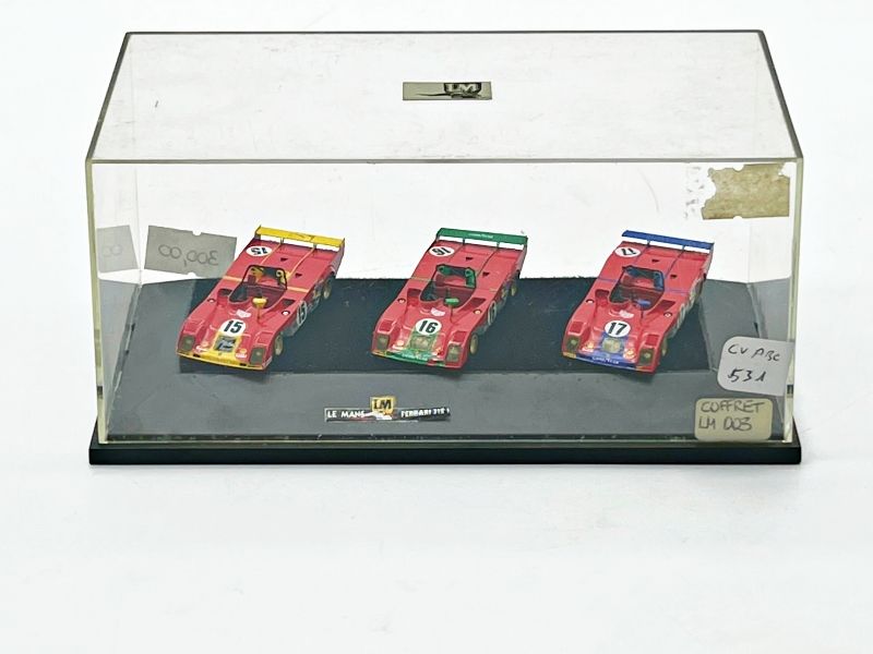 CVABC531 - LE MANS MINIATURES 1-87 COFFRET FERRARI 312