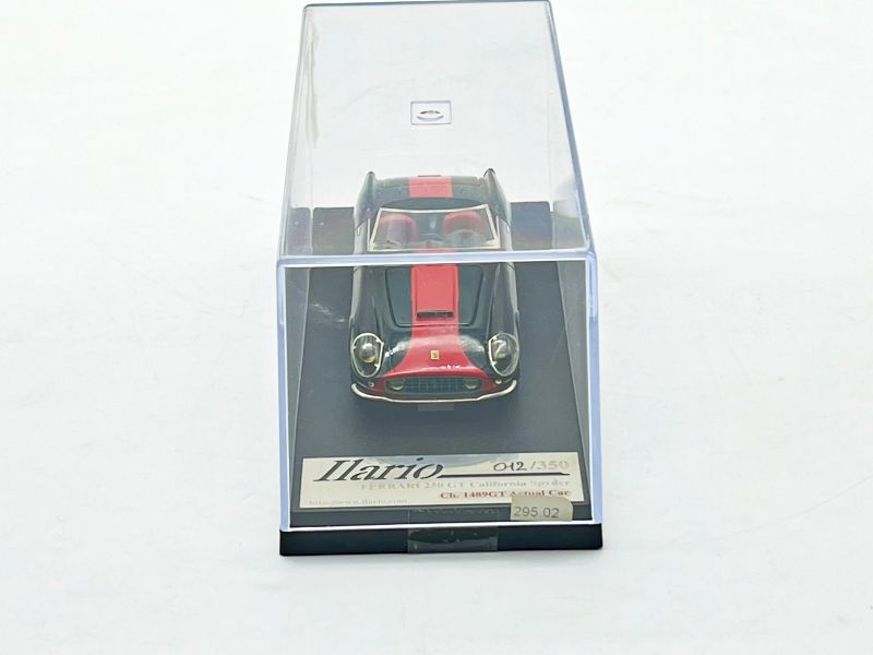 ILARIO - IL43030 - FERRARI 250 GT LWB CALIFORNIA 1489GT 1959 BLACK WITH RED STRIPE