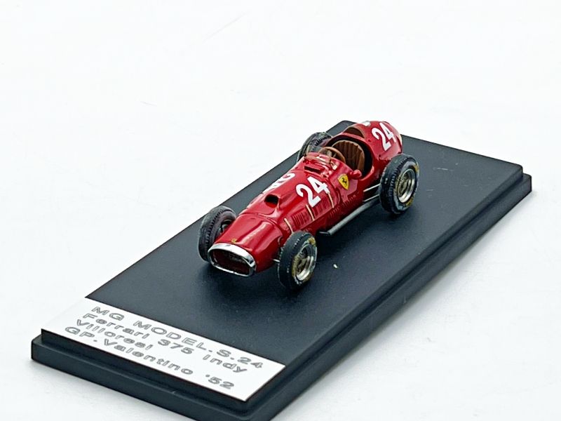 MG MODEL - MGS24 - FERRARI 375 INDY VILLORESI N.24 GP. VALENTINO 1952