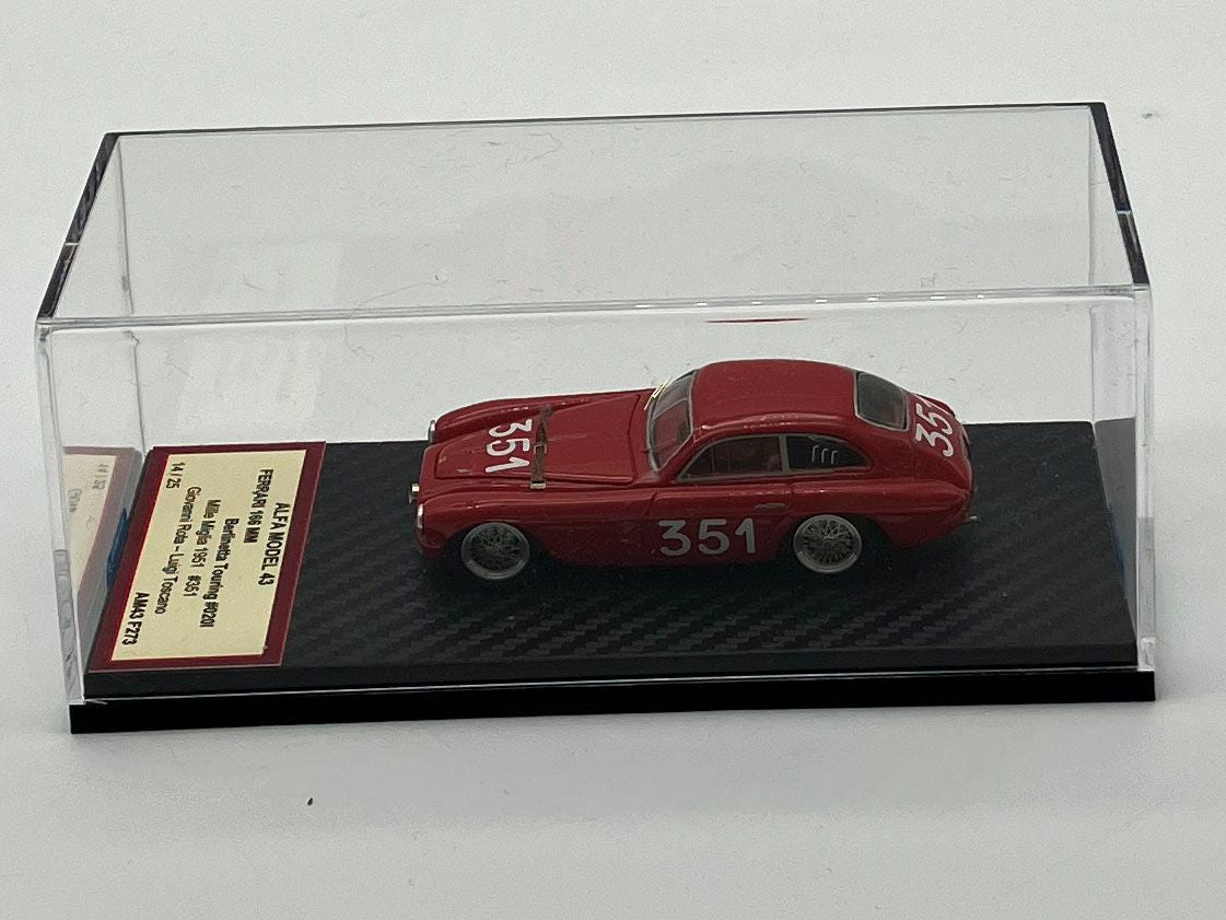 ALFA MODEL AM43F273 - Ferrari 166 MM n.020I Berlinetta Touring Mille Miglia 1951 n.351 Rota-Toscano