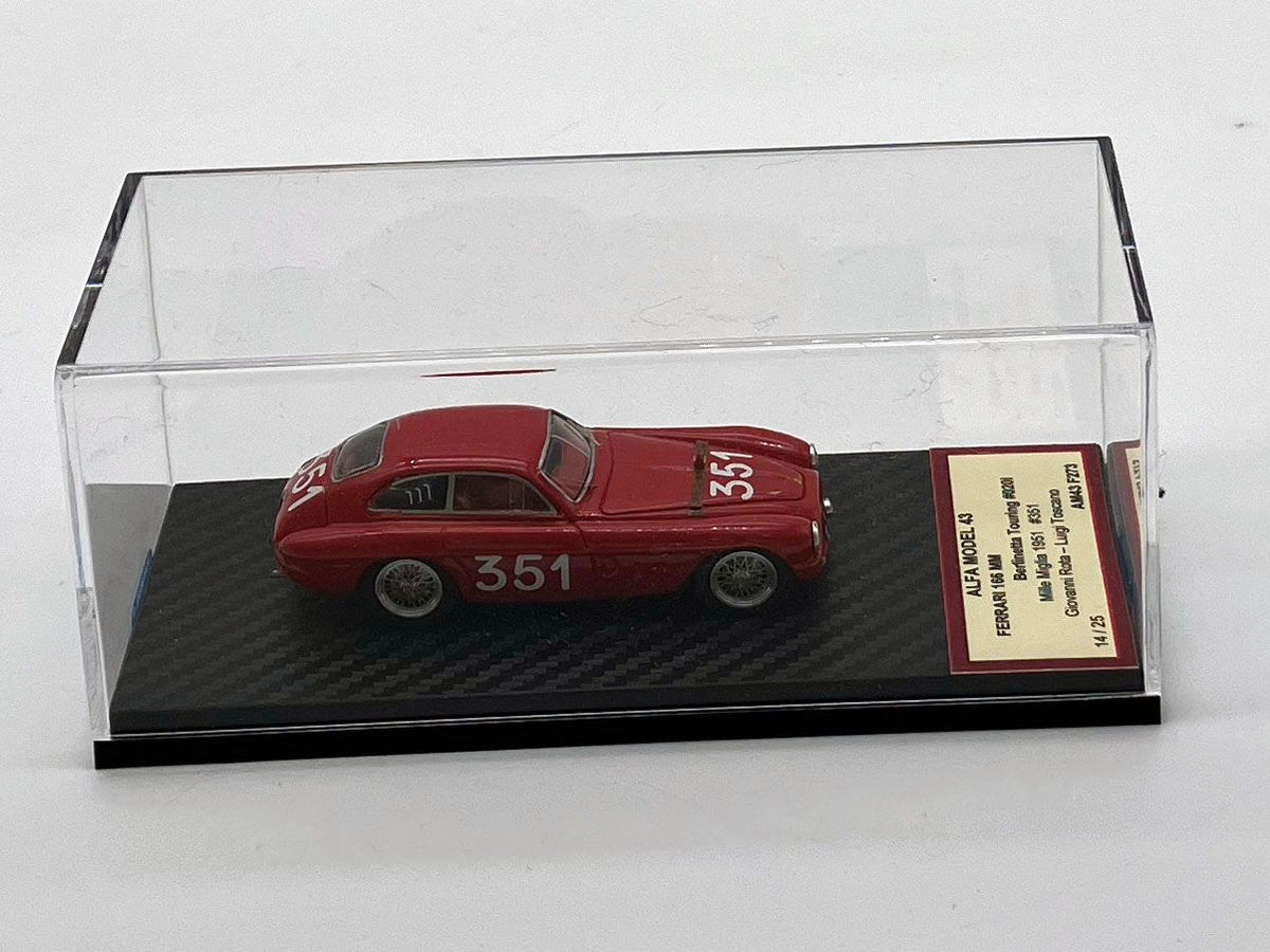 ALFA MODEL AM43F273 - Ferrari 166 MM n.020I Berlinetta Touring Mille Miglia 1951 n.351 Rota-Toscano