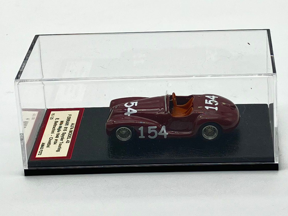 ALFA MODEL AM43F372 - Ferrari 815 Spyder Touring Mille Miglia 1948 n.154 Bertacchini-Civettini