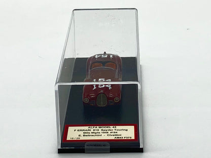 ALFA MODEL AM43F372 - Ferrari 815 Spyder Touring Mille Miglia 1948 n.154 Bertacchini-Civettini