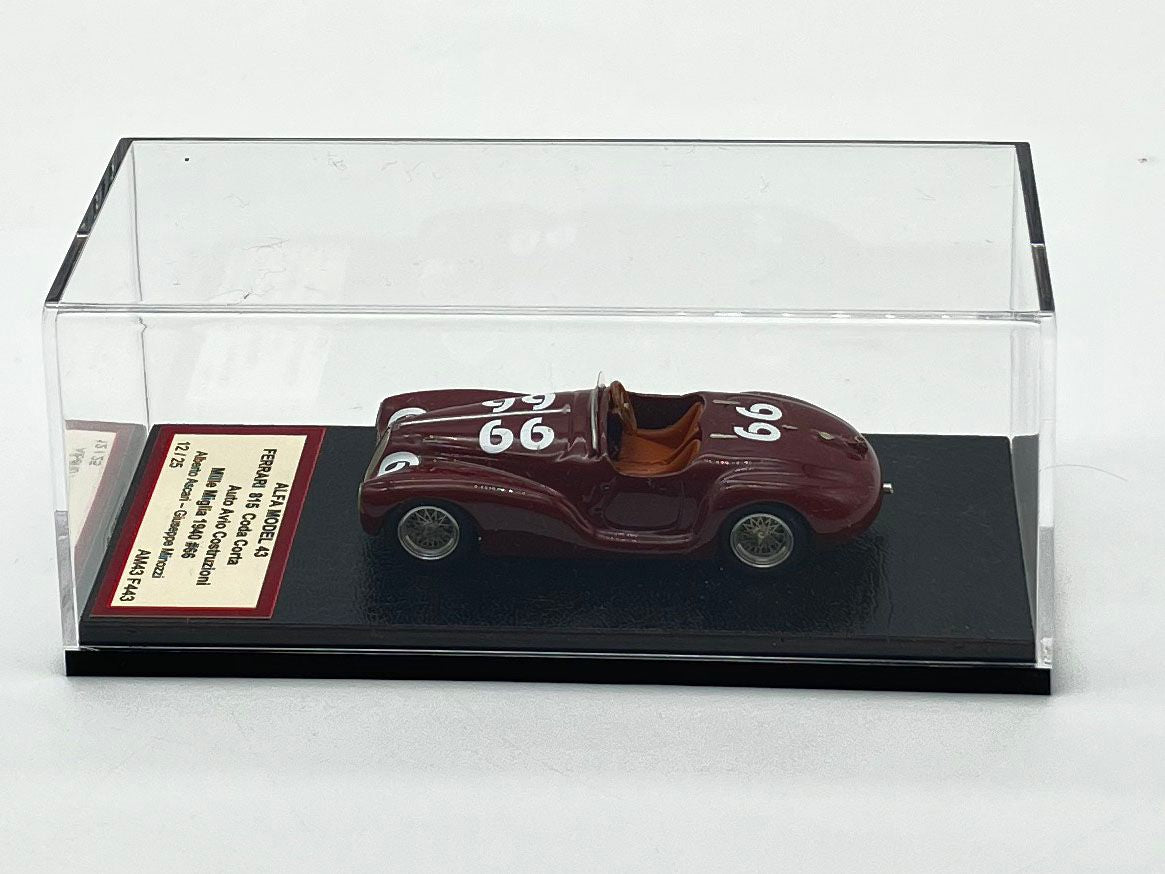 ALFA MODEL AM43F443 - Ferrari 815 Coda Corta Mille Miglia 1940 n.66 Aascari-Minozzi