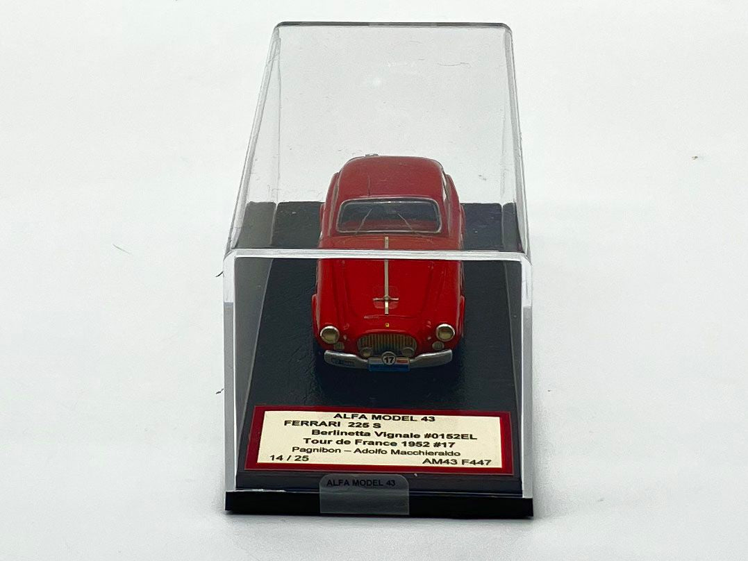 ALFA MODEL AM43F447 - Ferrari 225 Sport Berlinetta Vignale n.0152EL Tour de France 1952