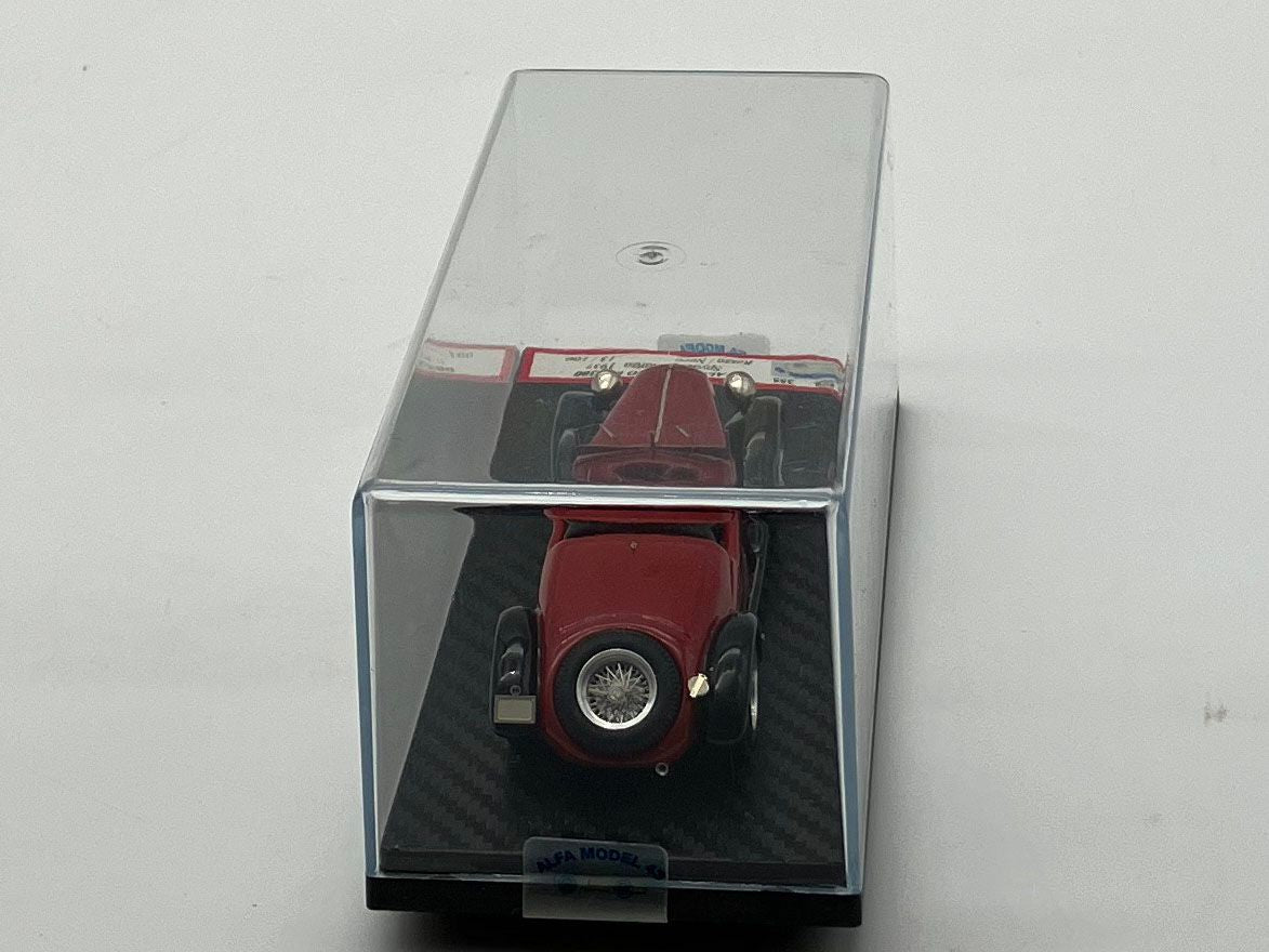 ALFA MODEL AM43355 - Alfa Romeo 6c 2300 Spyder Brianza 1937 (Rosso/Nero)