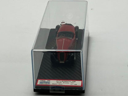 ALFA MODEL AM43355 - Alfa Romeo 6c 2300 Spyder Brianza 1937 (Rosso/Nero)