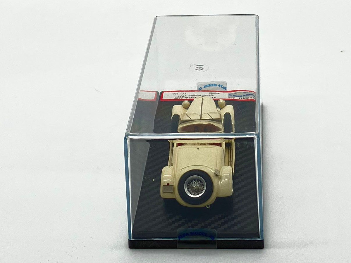 ALFA MODEL AM43358 - Alfa Romeo 6c 2300 Spyder Brianza 1934 (Avorio)