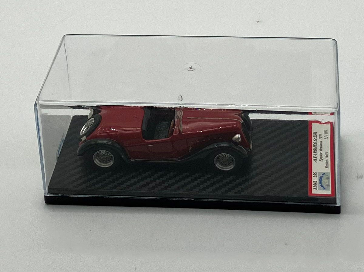 ALFA MODEL AM43355 - Alfa Romeo 6c 2300 Spyder Brianza 1937 (Rosso/Nero)