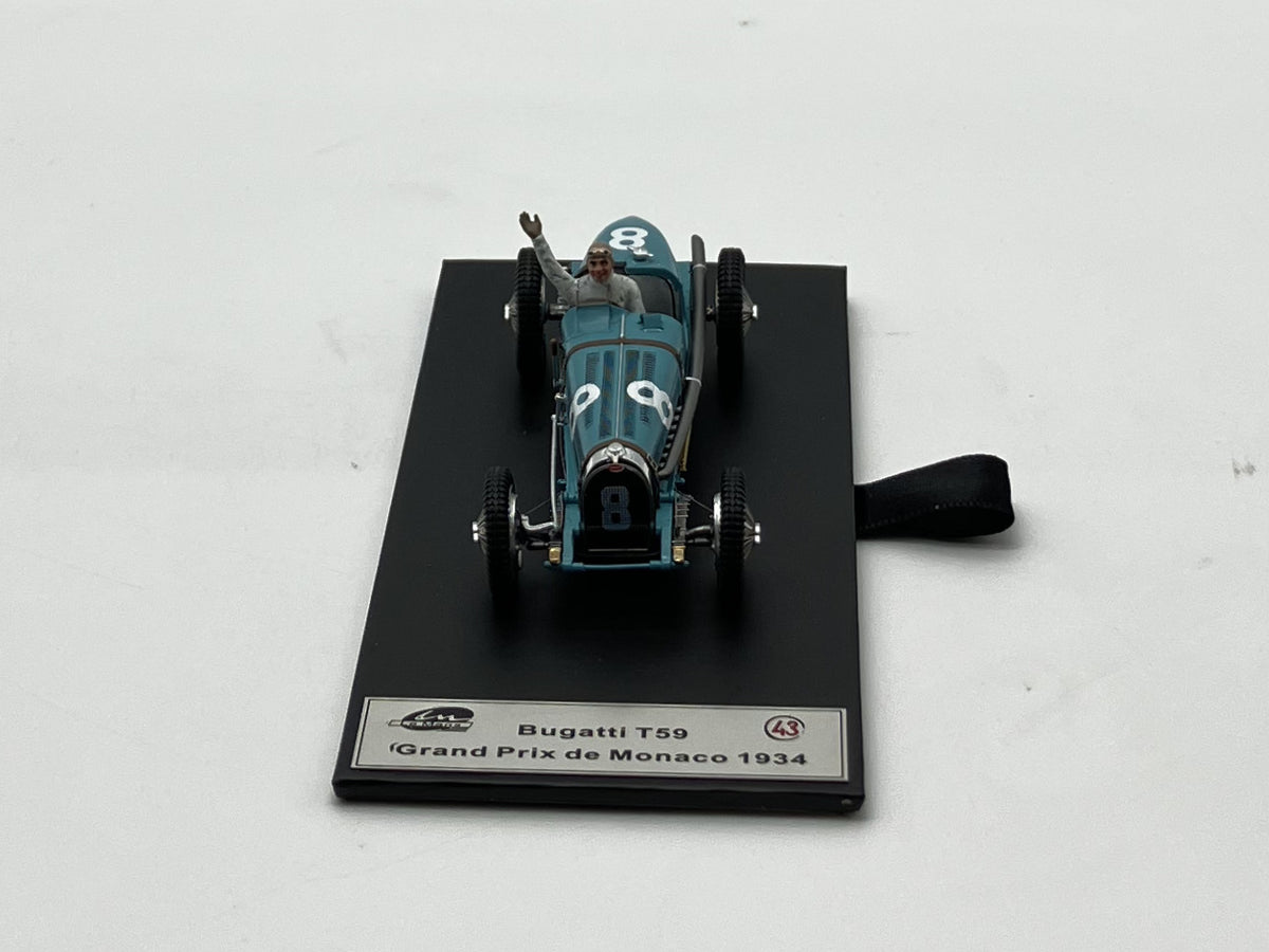 LE MANS MINIATURES - LM143106-8M - Bugatti type 59 n.8 GP Monaco 1934 - Dreyfus
