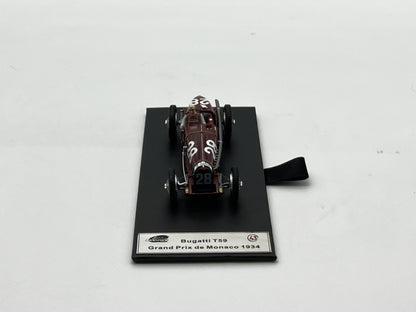 LE MANS MINIATURES - LM143106-28M - Bugatti type 59 n.28 GP Monaco 1934 - Nuvolari