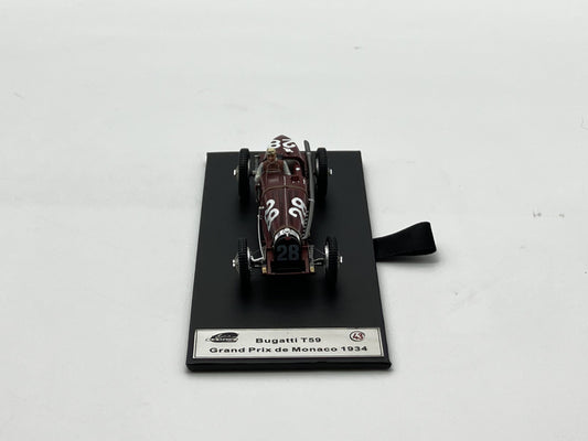 LE MANS MINIATURES - LM143106-28M - Bugatti type 59 n.28 GP Monaco 1934 - Nuvolari