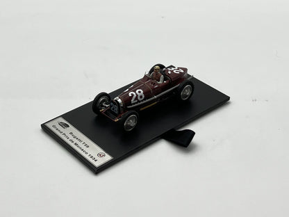LE MANS MINIATURES - LM143106-28M - Bugatti type 59 n.28 GP Monaco 1934 - Nuvolari