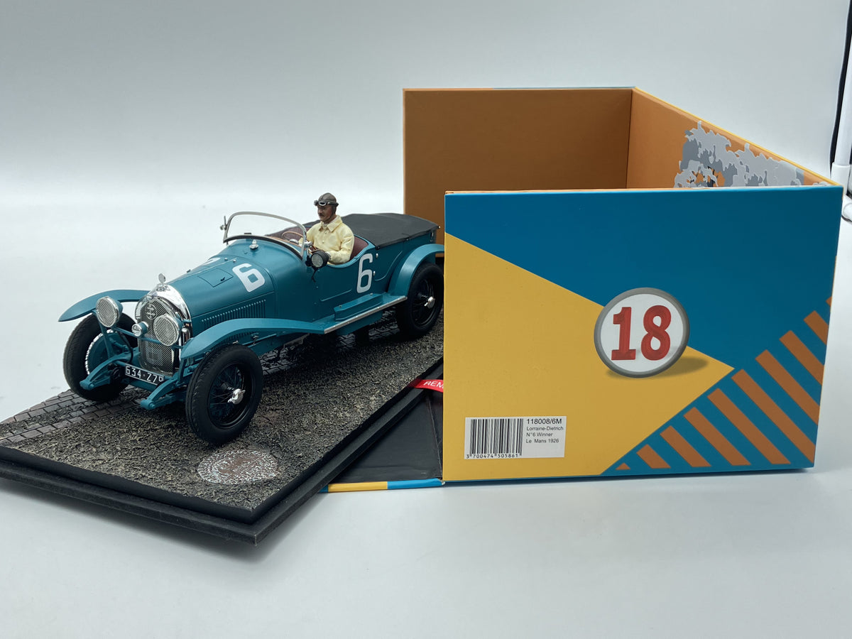LE MANS MINIATURES - LM118008-6M - Lorraine Dietrich n.6 Winner LM 1926 ouverte