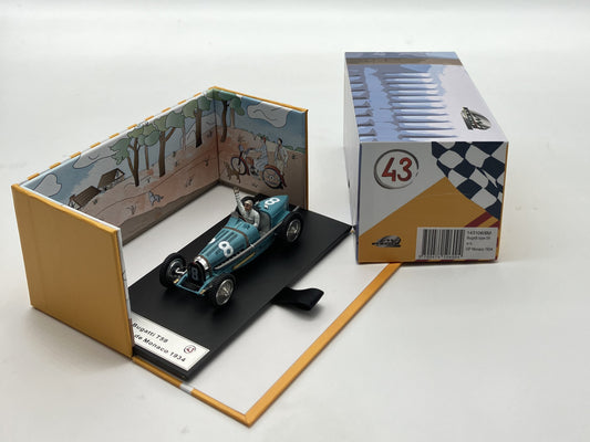 LE MANS MINIATURES - LM143106-8M - Bugatti type 59 n.8 GP Monaco 1934 - Dreyfus