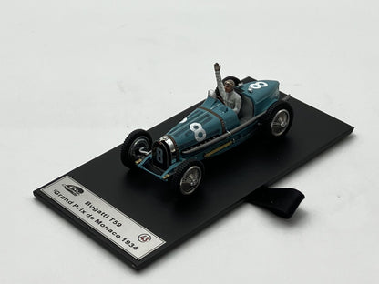 LE MANS MINIATURES - LM143106-8M - Bugatti type 59 n.8 GP Monaco 1934 - Dreyfus